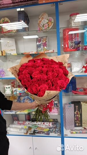 Розы 51 штука 70 см