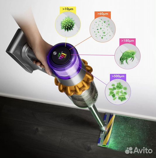 Пылесос Dyson V15 Detect Absolute (SV47)