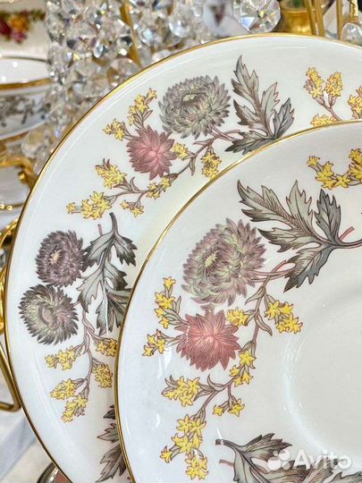 Чайное трио Wedgwood Lichfield Англия