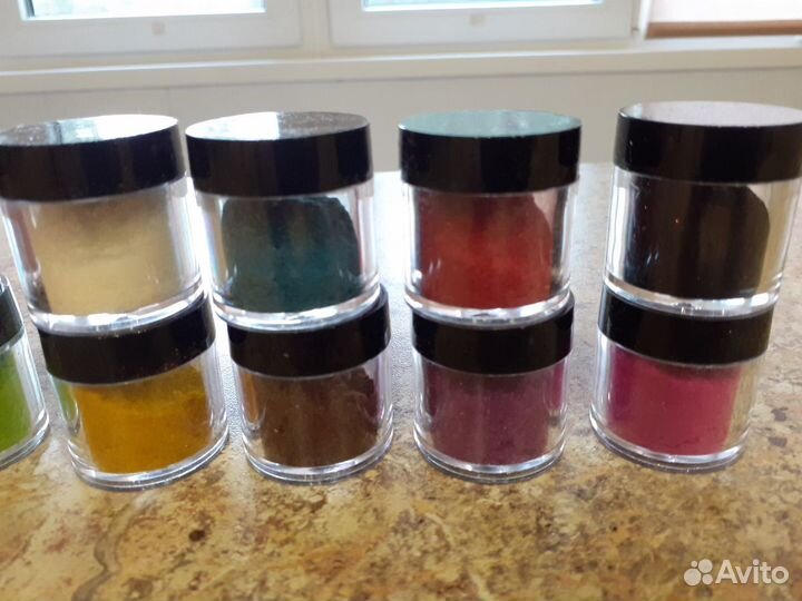 Бархат для дизайна ногтей и блеск тату