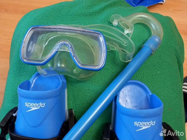 Ласты для дайвинга, трубка, маска