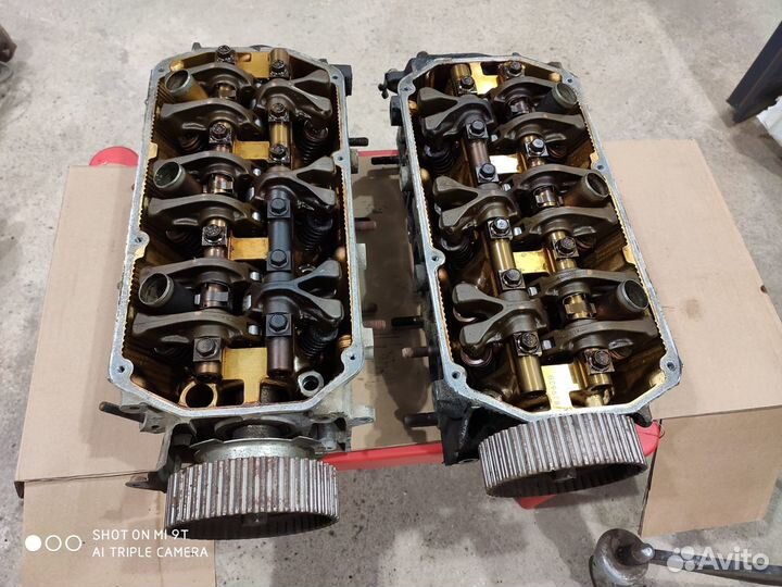 Гбц двигателя 6G72 V6 24V правая от мпс 1 в сборе