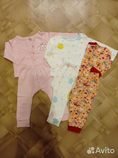 Вещи пакетом для девочки р.80