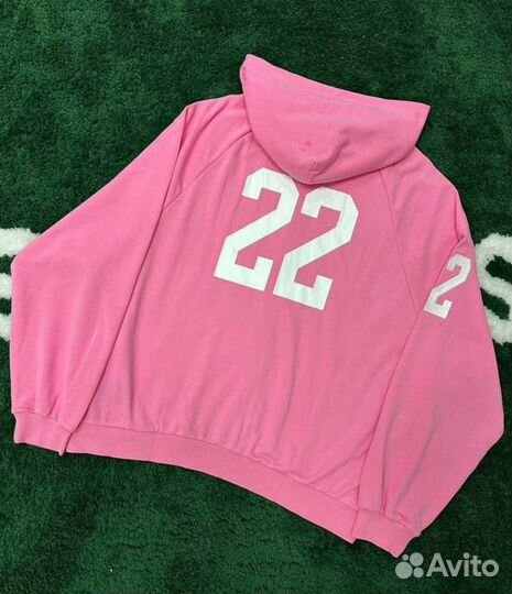 Balenciaga polo pink zip hoodie