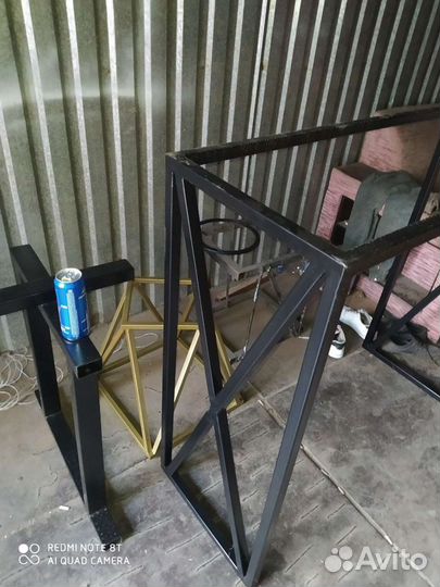 Изготовление металлокаркасов. Лофт мебель