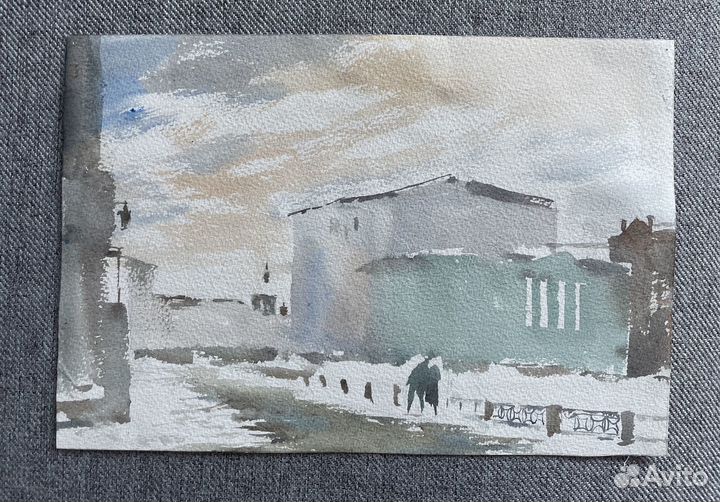 Картина акварель