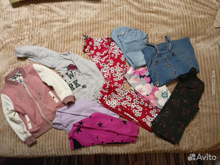 Вещи на девочку 7-8 лет пакетом