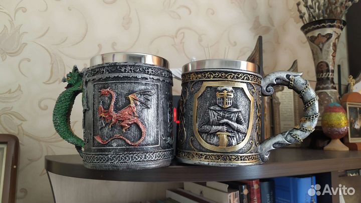 Кружки и бокал