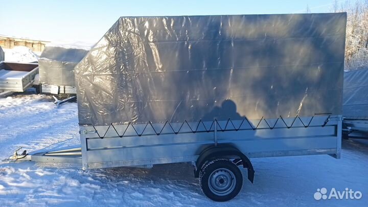 Прицеп 3.5х1.5 тент 1.8 метра rinal