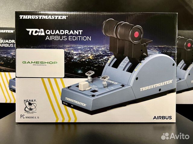 Thrustmaster. Джойстик TCA Quadrant Airbus Edition