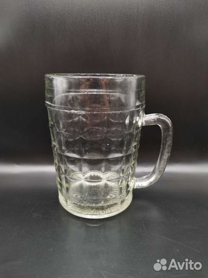 Кружка пивная Жамчик 0,5 л Саз Стекло СССР