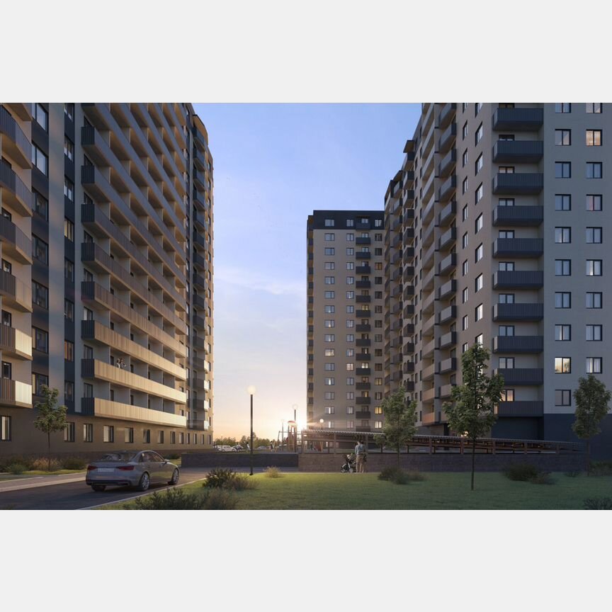 1-к. квартира, 45,5 м², 3/16 эт.