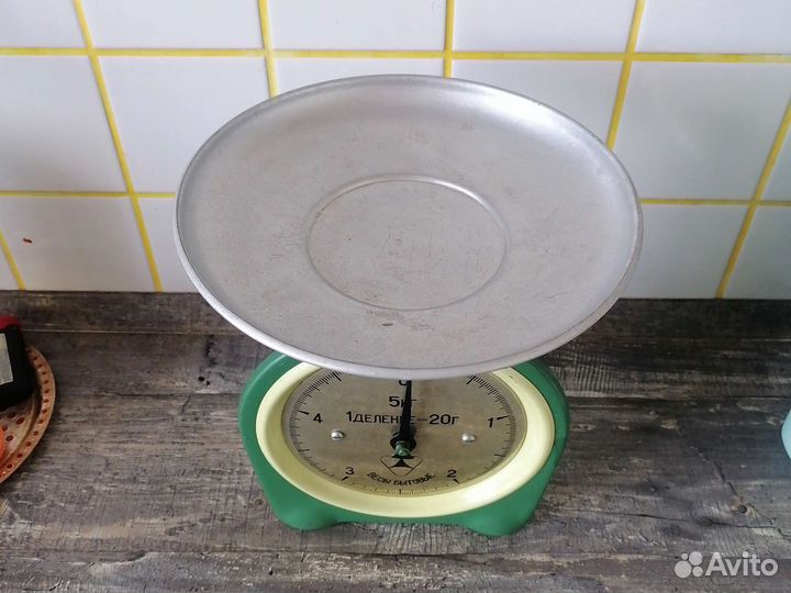 Весы кухонные механические СССР винтаж