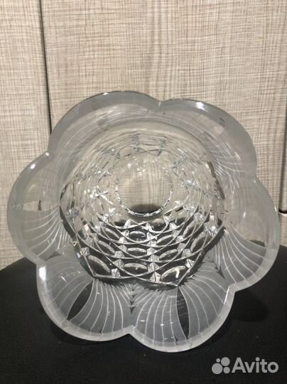 Ваза хрустальная магнолия лзхс коллекционная