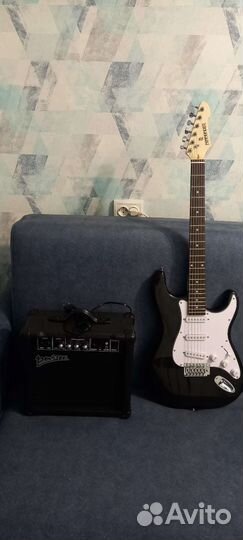 Электрогитара fernandes + комбоусилитель