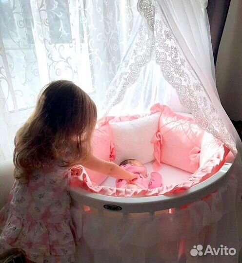 Кровать для новорожденных приставная