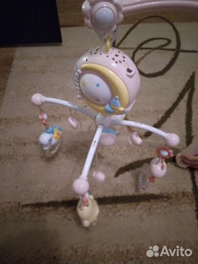 Мобиль на кроватку с подсветкой