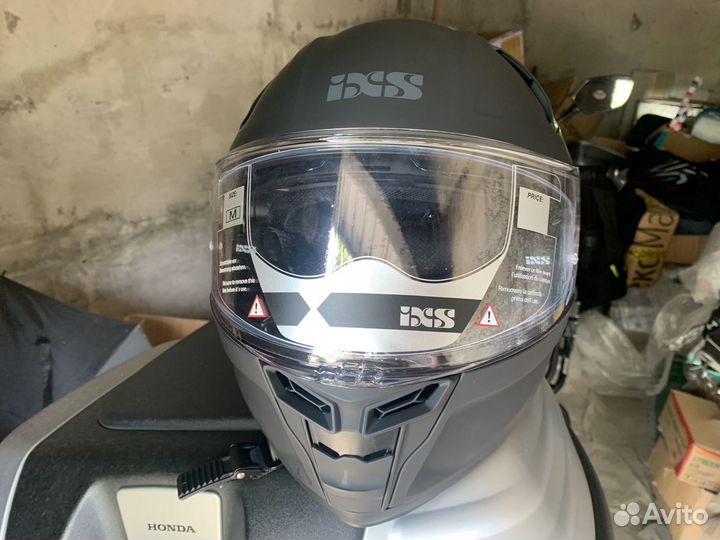 Мотошлем ixs 316 1.0 новый черный мат