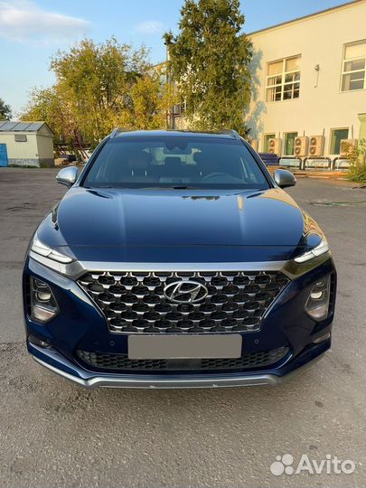 Hyundai Santa Fe 2.2 AT, 2019, 104 000 км