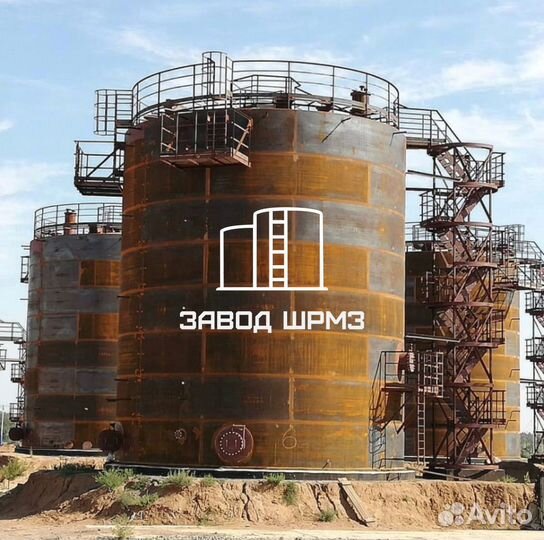 Резервуар вертикальный стальной объем 2000 кубов