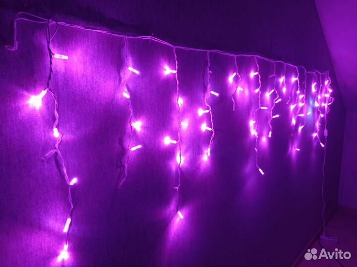 Гирлянда уличная бахрома