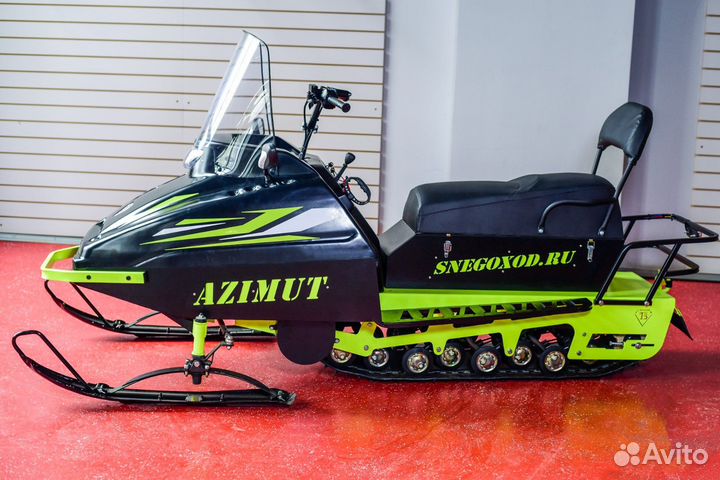 Снегоход Бурлак М азимут двигатель loncin