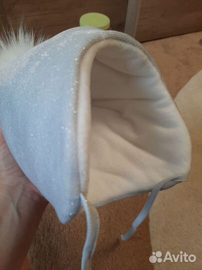 Шапка зимняя для девочки 48-50