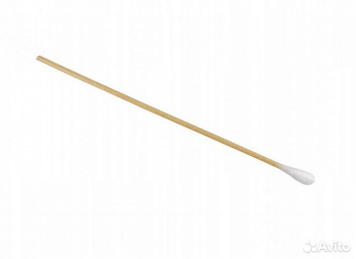 Палочка-тампон (дерево-хлопок) размер S, дл. 15 см