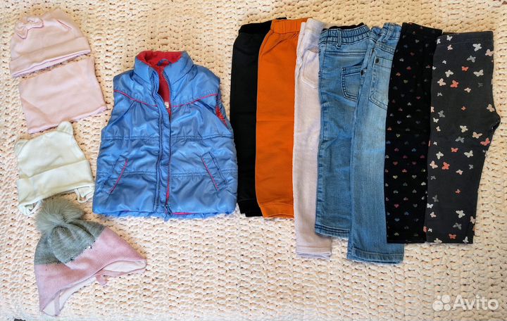 Вещи пакетом для девочки 80 86 92