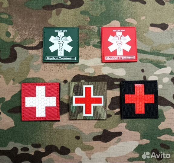 Нашивки патчи шевроны пвх медицинские