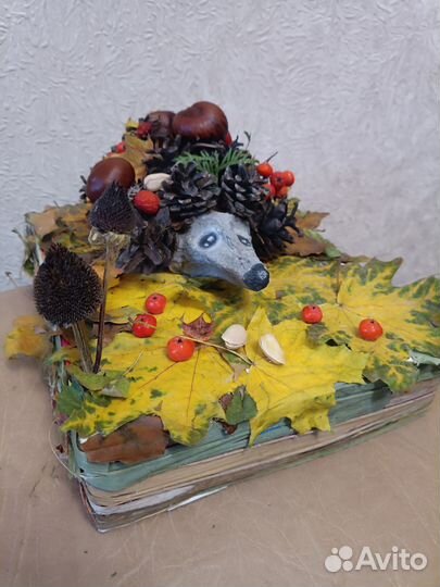 Поделка осенняя, Ёжик