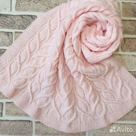 Вязанный плед детский