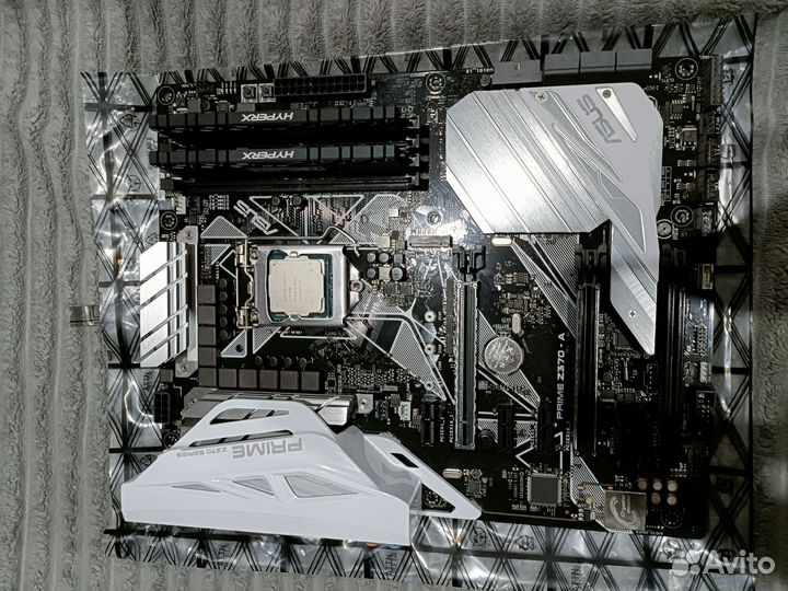 Комплект i7-8700K + asus Z370-A + озу 16гб