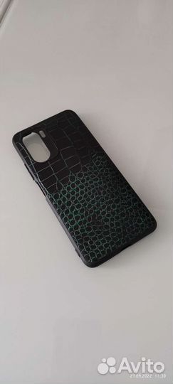 Комбинированный чехол(кожа+тпу) для Xiaomi Poco F3