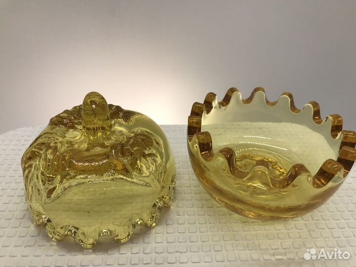 Посуда цветное стекло СССР