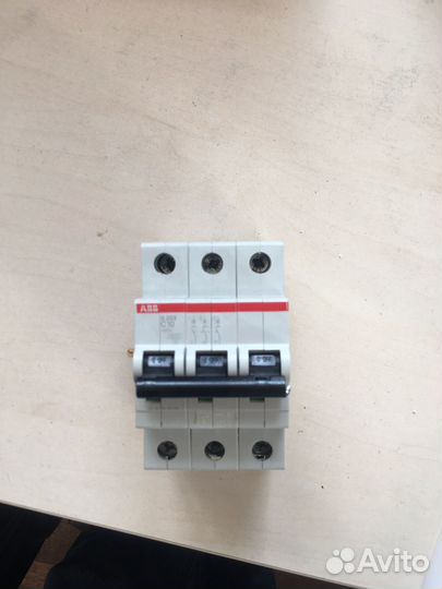 Автоматический выключатель abb S 203 C 10/16/25
