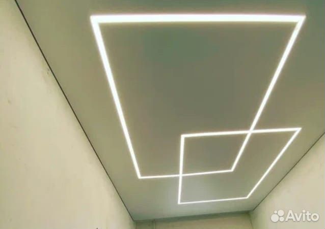 Светлвые линии и все виды натяжных потолков