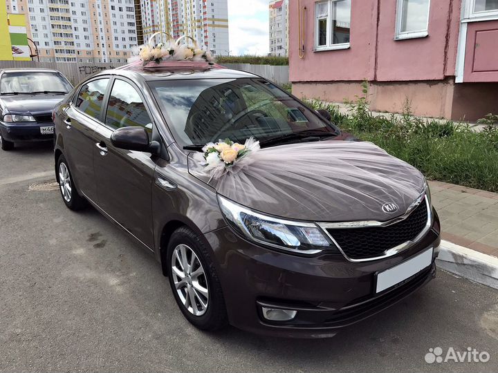 Свадебные украшения на машину