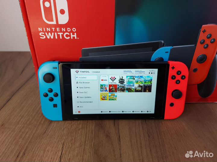 Прошитый Nintendo Switch 2rev. 160Gb Любые игры