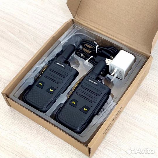 Рации с гарнитурой профессиональные компактные