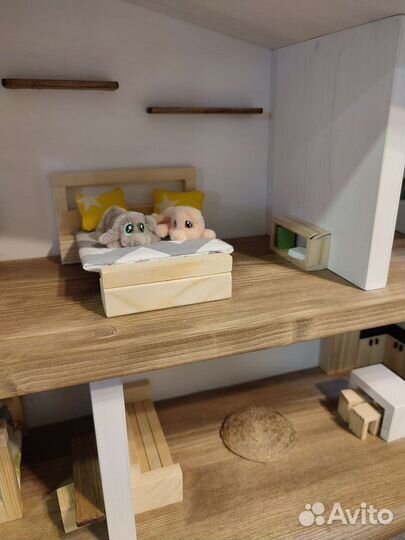 Детский игровой домик из дерева