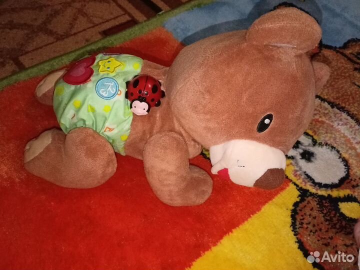 Интерактивная развивающая игрушка Ползающий мишка