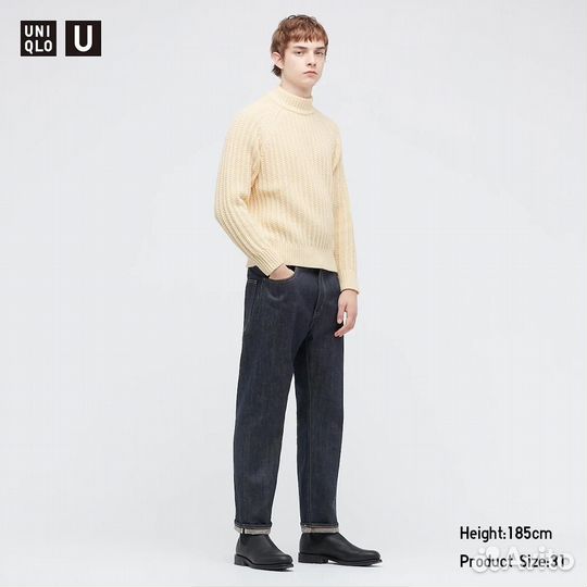 Джинсы селвидж uniqlo U (lemaire)