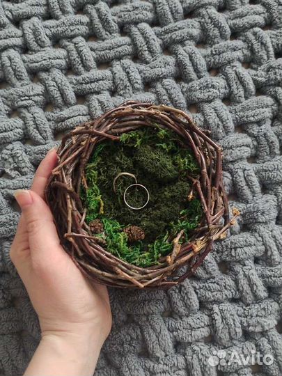 Подложка для колец на свадьбу 