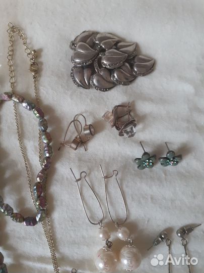 Бижутерия ссср,винтаж,пакетом