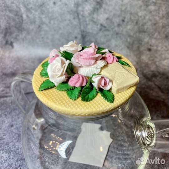 Заварочный чайник с декором