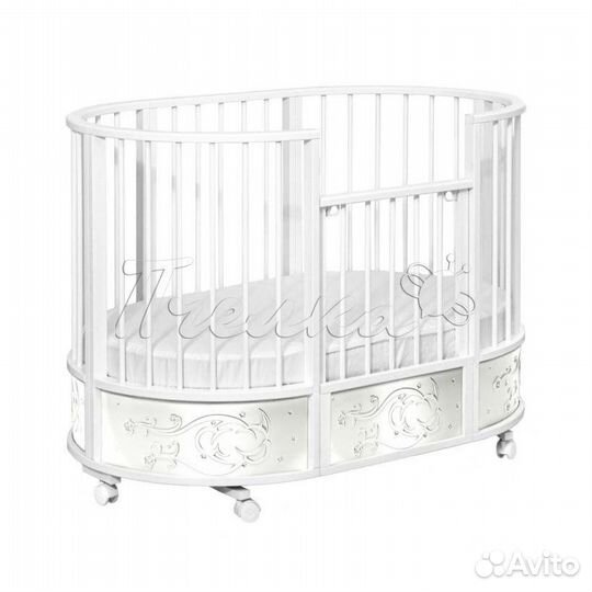 Детская кроватка с подсветкой Галактика