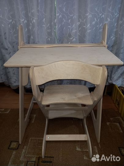 Растущая парта и стул
