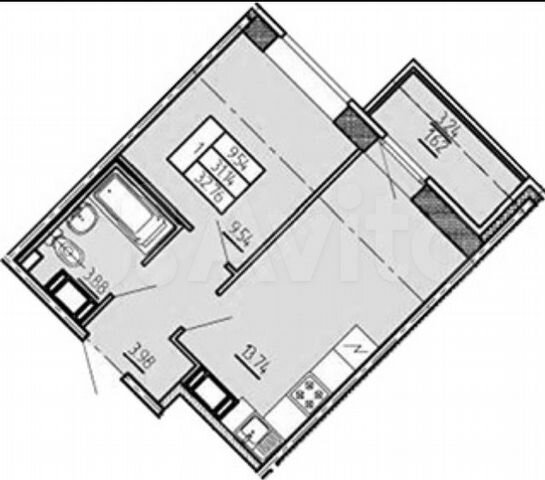 1-к. квартира, 33 м², 11/15 эт.