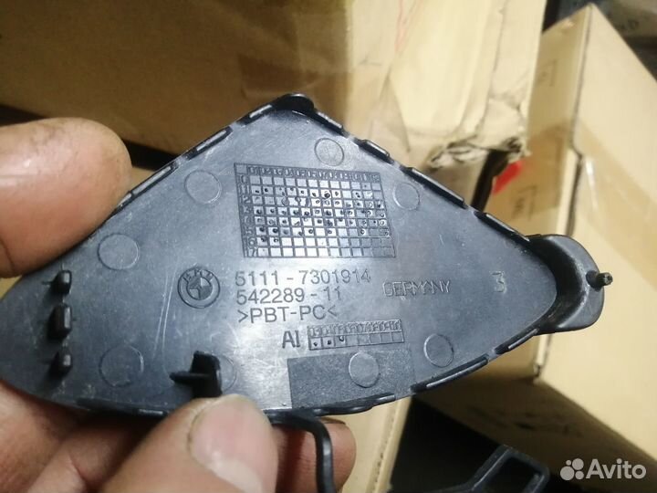 Заглушка переднего бампера BMW 3er F30 2016 год